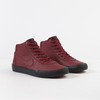 Nike SB Orange Label Bruin High 'L. Baker' Shoes - Team Red / Night Maroon - Black thumbnail