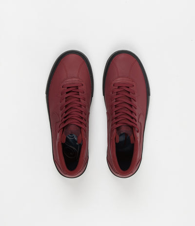 Nike SB Orange Label Bruin High 'L. Baker' Shoes - Team Red / Night Maroon - Black