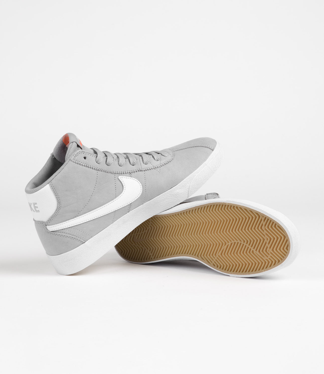 Nike SB Orange Label Bruin High Shoes Wolf Grey White Wolf