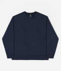 Nike SB Orange Label Crewneck Sweatshirt - Midnight Navy / Dark Obsidian
