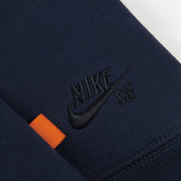 Nike SB Orange Label Crewneck Sweatshirt - Midnight Navy / Dark Obsidian thumbnail