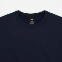 Nike SB Orange Label Crewneck Sweatshirt - Midnight Navy / Dark Obsidian thumbnail