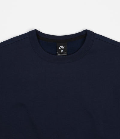 Nike SB Orange Label Crewneck Sweatshirt - Midnight Navy / Dark Obsidian