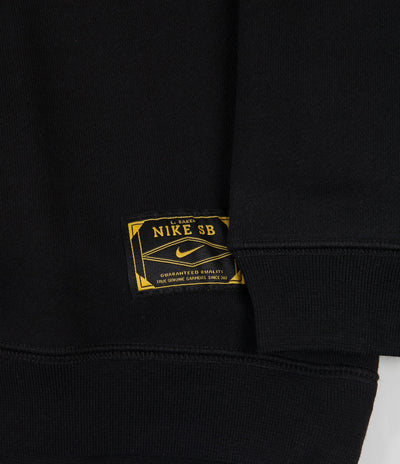Nike SB Orange Label Fleece Crewneck Sweatshirt - Black