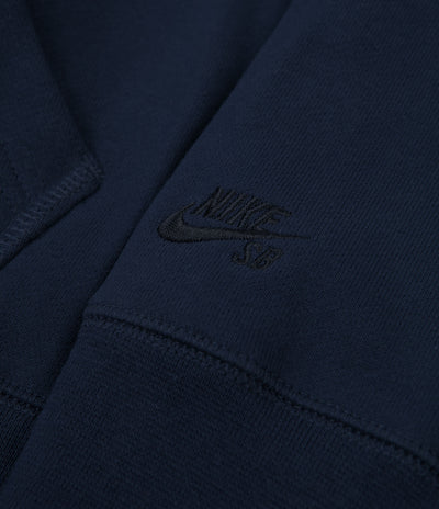 Nike SB Orange Label Hoodie - Midnight Navy / Dark Obsidian