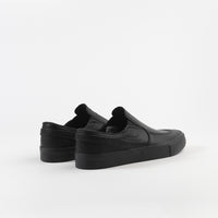 Nike SB Orange Label Janoski Slip On Remastered 'L. Baker' Shoes - Black / Black - Black - Gum Light Brown thumbnail