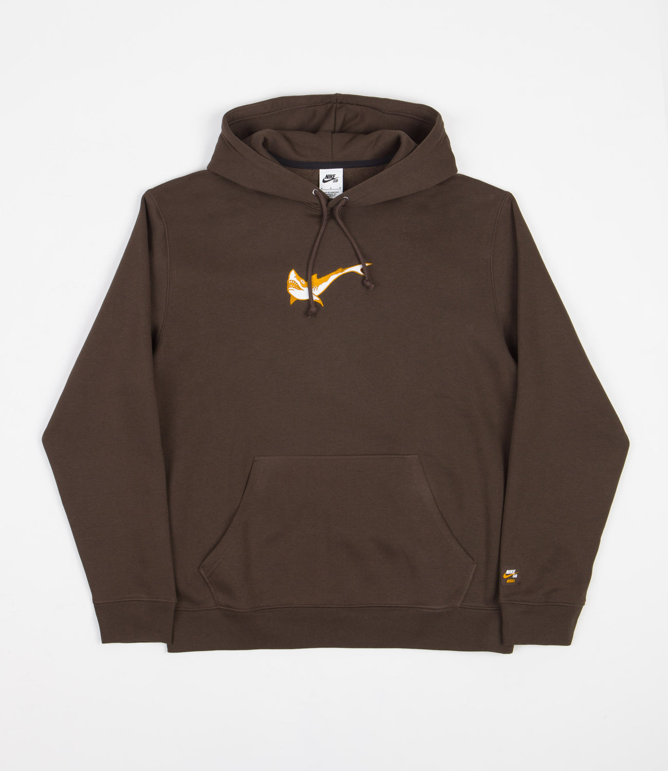 Nike SB Orange Label Oski Hoodie - Baroque Brown | Flatspot
