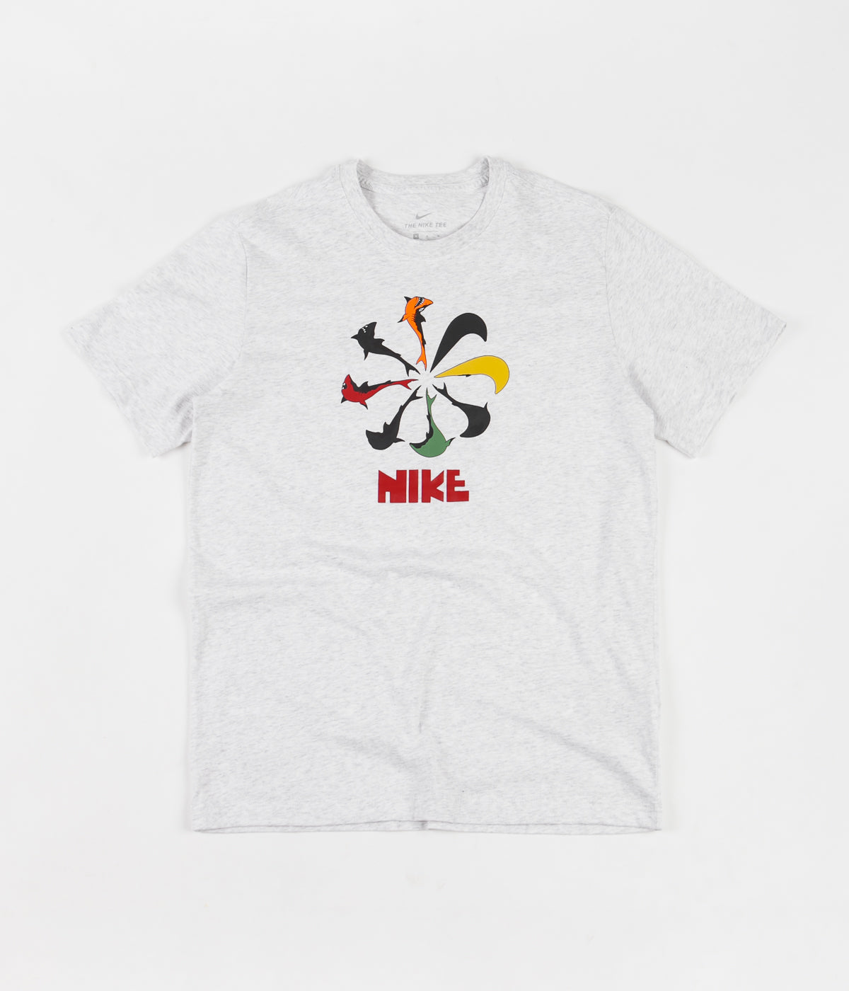 Nike SB Orange Label 'Oski' T-Shirt - Birch Heather | Flatspot