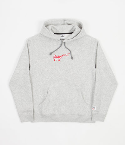 Nike SB Orange Label Oski Hoodie - Grey Heather