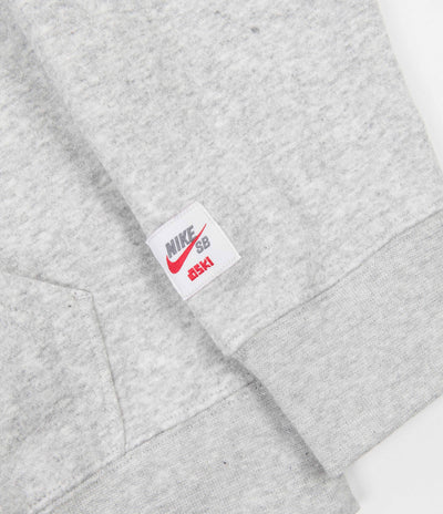 Nike SB Orange Label Oski Hoodie - Grey Heather