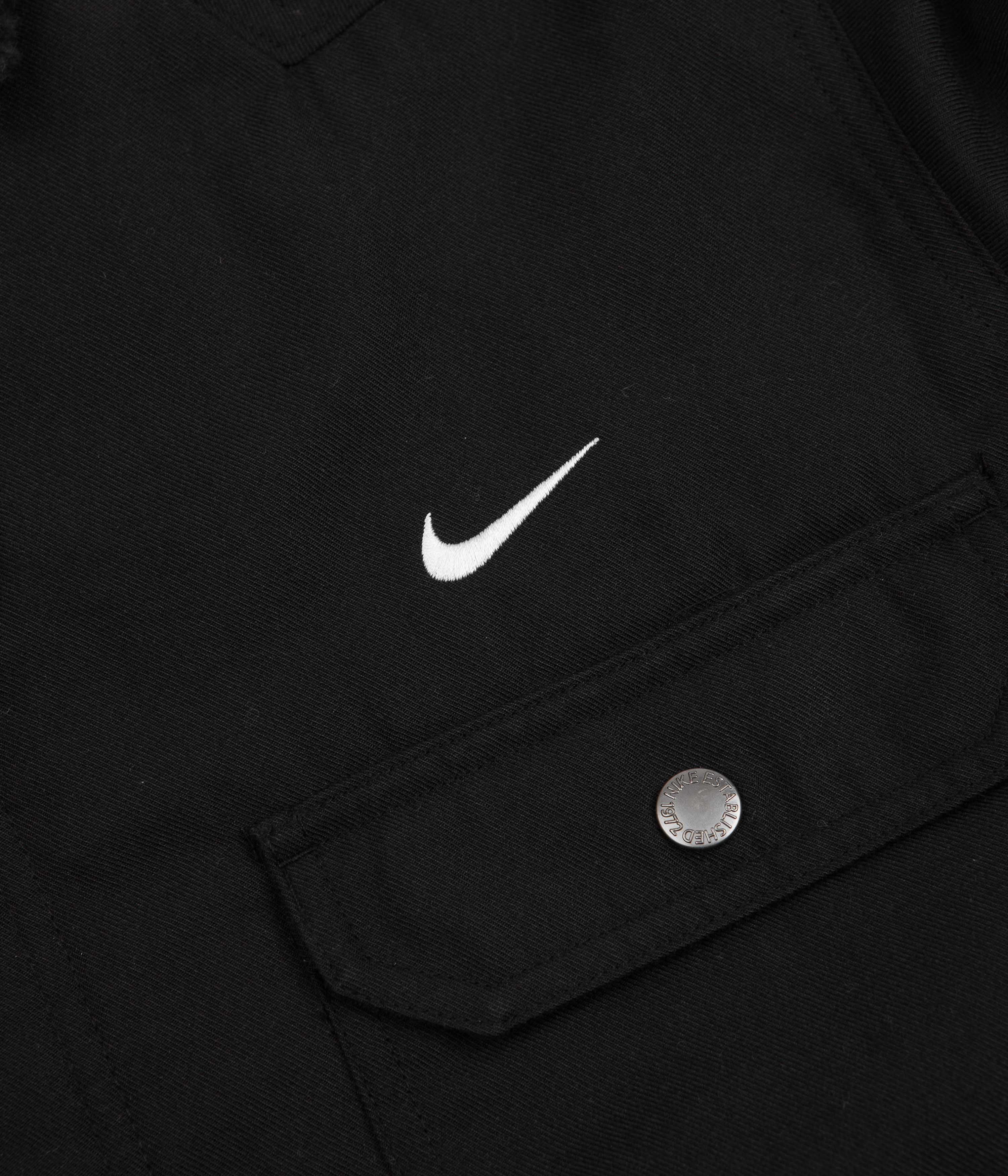 Nike SB Padded Flannel Jacket - Black / Off Noir / White | Flatspot