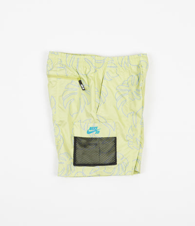 Nike SB Paradise Shorts - Limelight / Black / Oracle Aqua