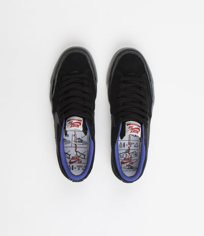 Nike SB Pogo Premium Shoes - Black / Black - Hyper Royal - Gum Light Brown