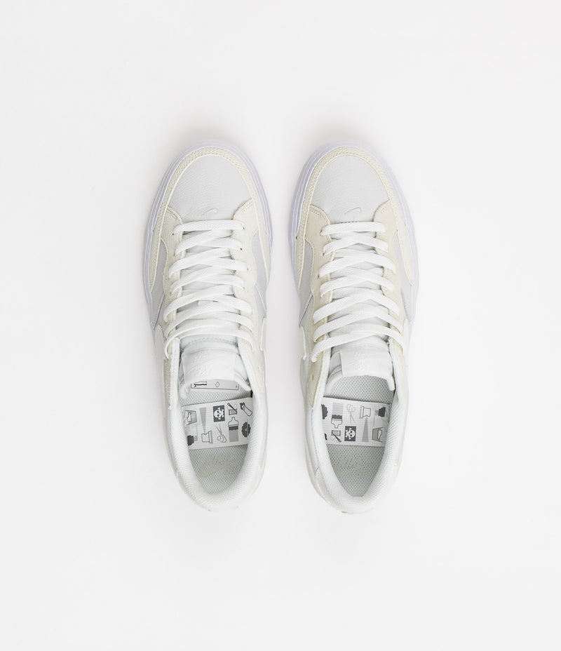 Nike SB Pogo Shoes - Summit White / Summit White | Flatspot