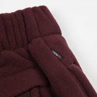 Nike SB Polartec Sweatpants - Burgundy Crush / Black thumbnail
