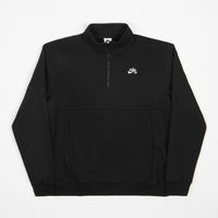 Nike SB Premium GFX 1/2 Zip Sweatshirt - Black / White thumbnail