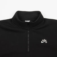 Nike SB Premium GFX 1/2 Zip Sweatshirt - Black / White thumbnail