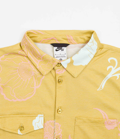 Nike SB Printed Knit Shirt - Sanded Gold