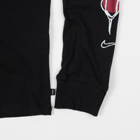 Nike SB Roses Long Sleeve T-Shirt - Black / White thumbnail