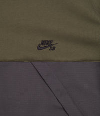 Nike SB Rugby Pullover Jacket - Cargo Khaki / Anthracite / White / Bla ...