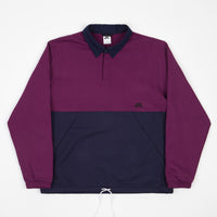 Nike SB Rugby Pullover Jacket in Sangria and Obsidian / Obsidian / Black thumbnail