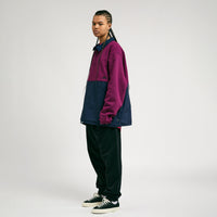 Nike SB Rugby Pullover Jacket in Sangria and Obsidian / Obsidian / Black thumbnail