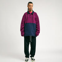 Nike SB Rugby Pullover Jacket in Sangria and Obsidian / Obsidian / Black thumbnail