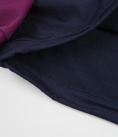 Nike SB Rugby Pullover Jacket in Sangria and Obsidian / Obsidian / Black