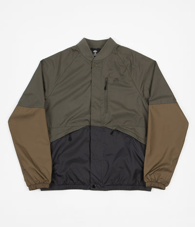 Nike SB Seasonal Skate Jacket - Cargo Khaki / Black / Yukon Brown / Black