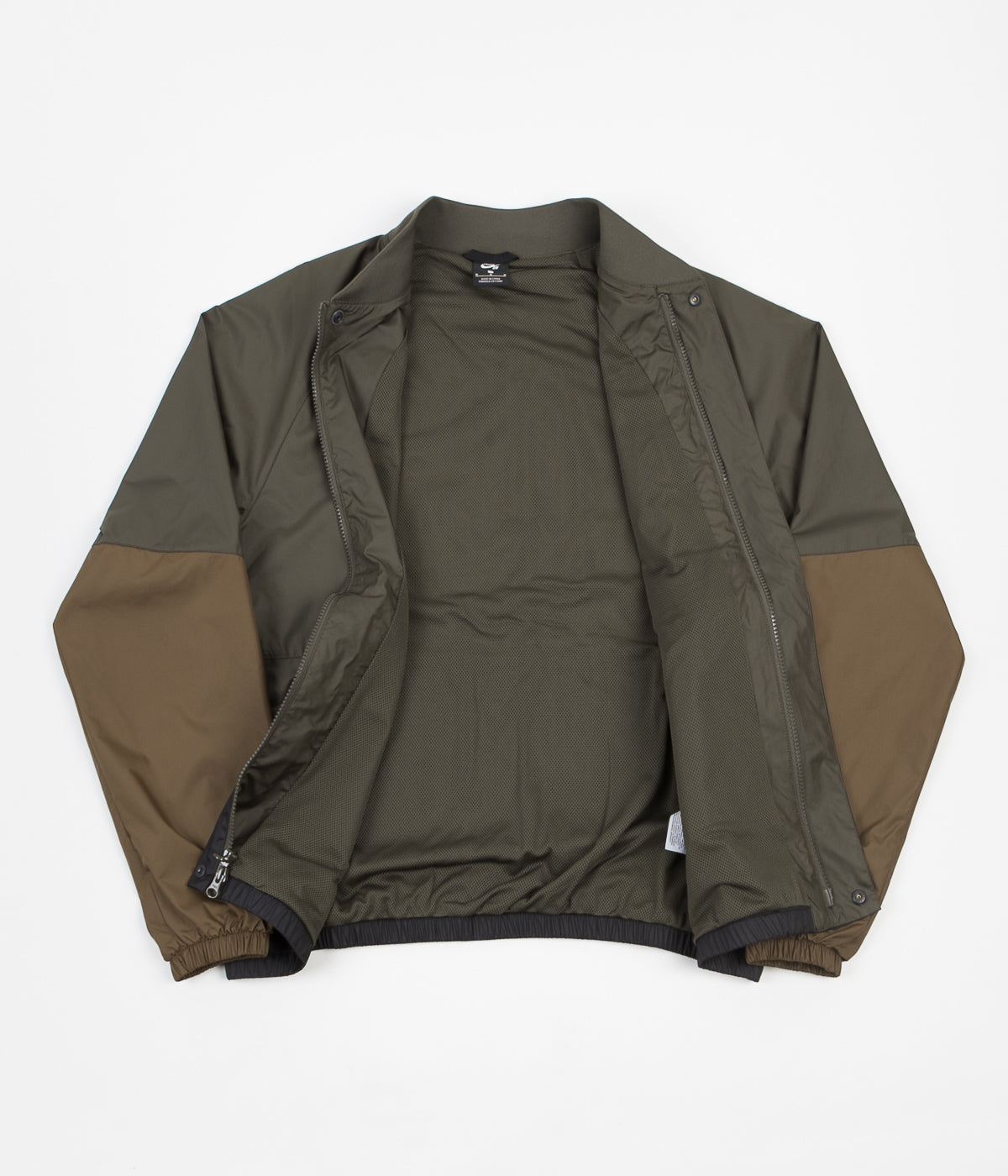 Nike SB Seasonal Skate Jacket - Cargo Khaki / Black / Yukon Brown 