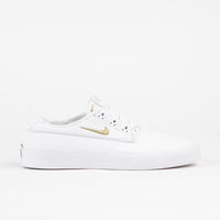 Nike SB Shane Premium Shoes - White / Metallic Gold - White - White thumbnail