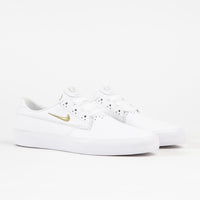 Nike SB Shane Premium Shoes - White / Metallic Gold - White - White thumbnail