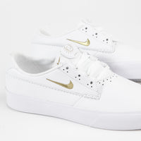 Nike SB Shane Premium Shoes - White / Metallic Gold - White - White thumbnail