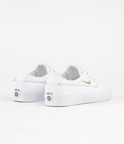 Nike SB Shane Premium Shoes - White / Metallic Gold - White - White