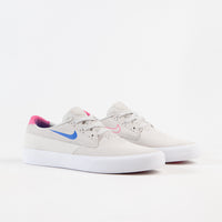 Nike SB Shane Shoes - Summit White / Racer Blue - Pink Blast thumbnail