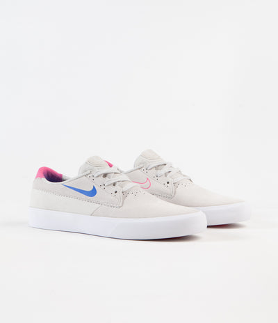 Nike SB Shane Shoes - Summit White / Racer Blue - Pink Blast