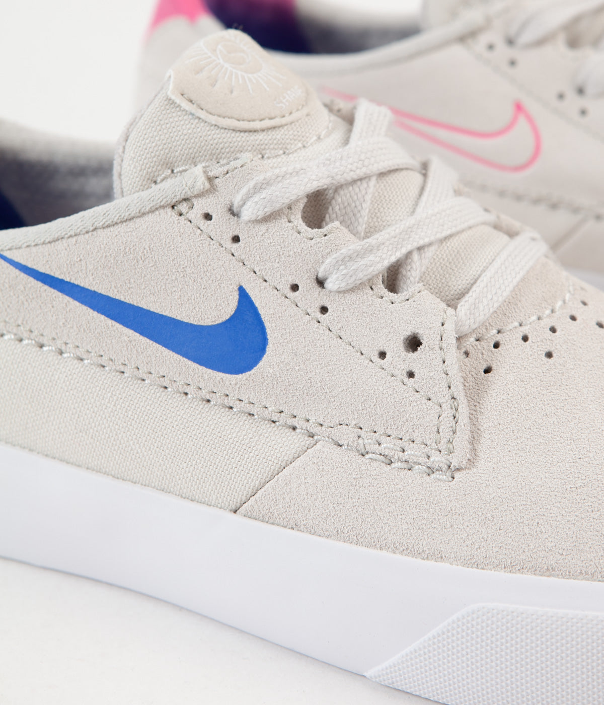 Nike SB Shane Shoes Summit White Racer Blue Pink Blast Flatspot