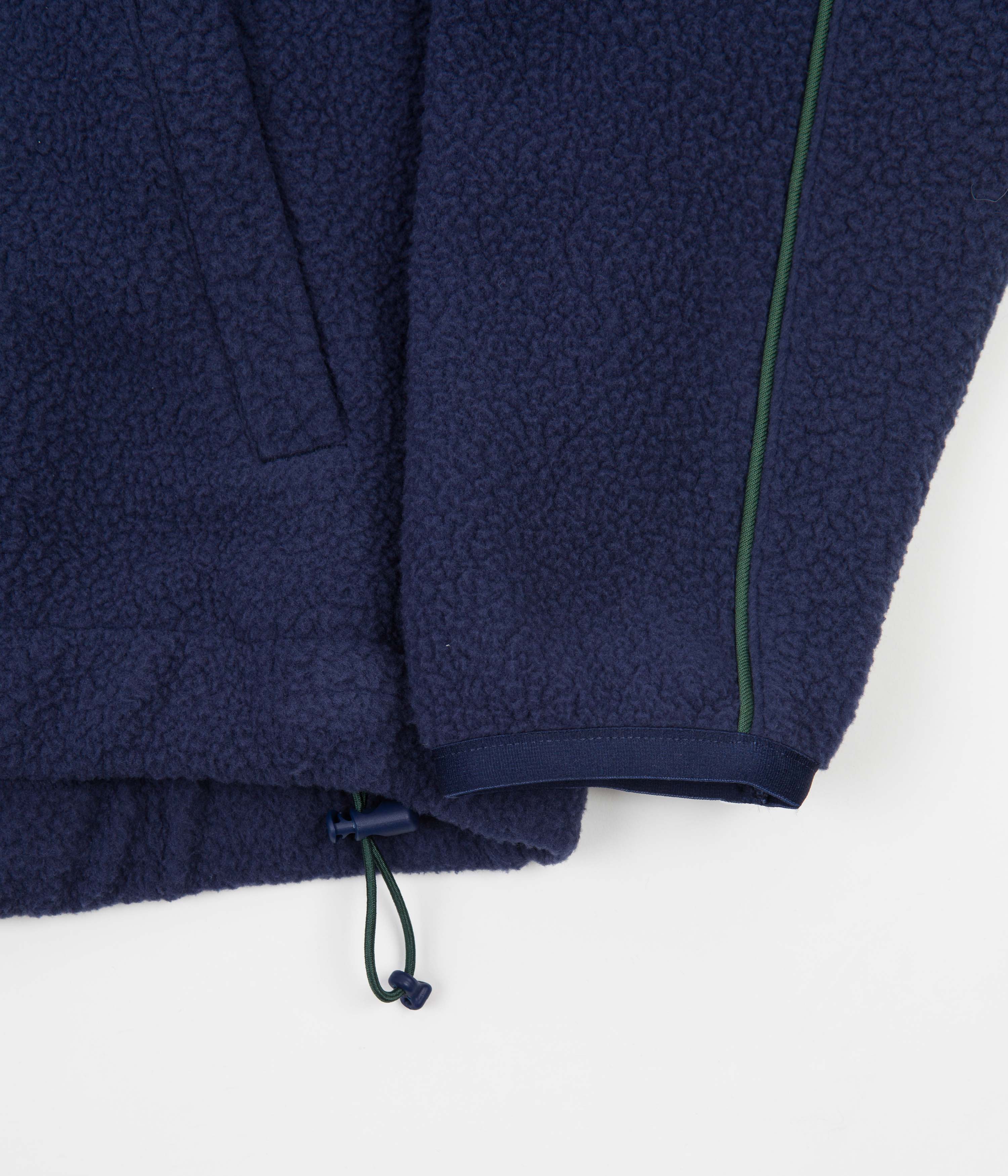 Nike SB Sherpa Fleece Hoodie Midnight Navy / Noble Green / Sail