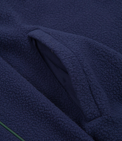 Nike SB Sherpa Fleece Hoodie - Midnight Navy / Noble Green / Sail