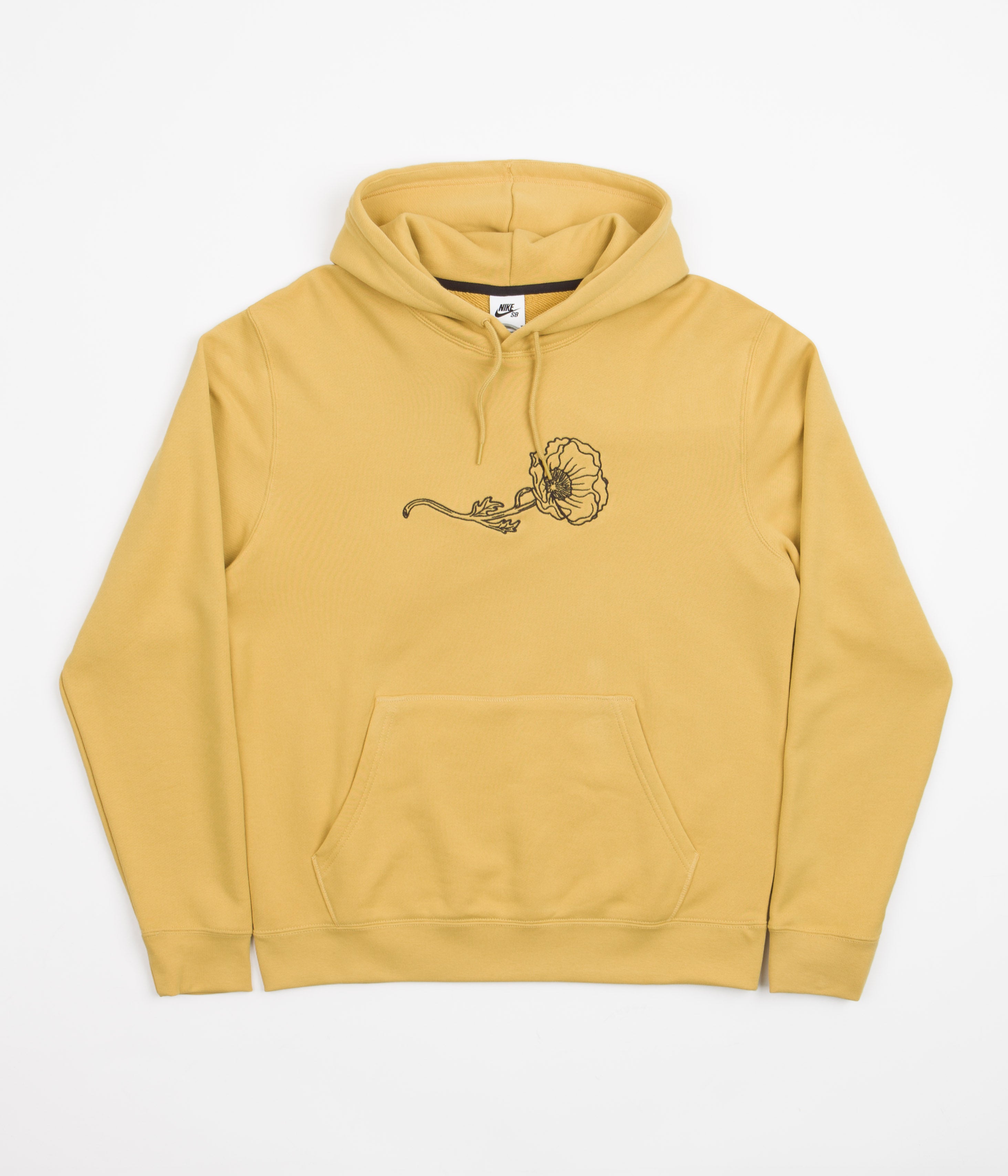Nike SB Skate Hoodie Sanded Gold / Black Flatspot