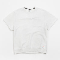 Nike SB Skate Short Sleeve Crewneck Sweatshirt - Birch Heather / Light Madder Root thumbnail