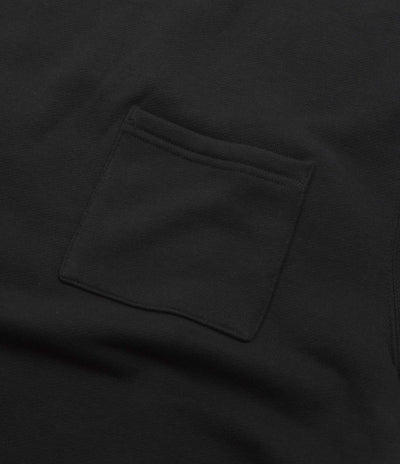 Nike SB Skate Short Sleeve Crewneck Sweatshirt - Black / University Red