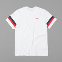 Nike SB Sleeve Stripe T-Shirt - White / University Red thumbnail