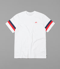 Nike SB Sleeve Stripe T-Shirt - White / University Red