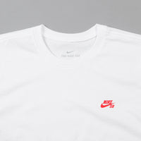 Nike SB Sleeve Stripe T-Shirt - White / University Red thumbnail
