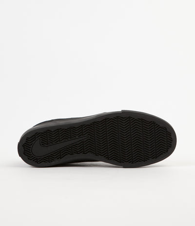 Nike SB Solarsoft Portmore II Canvas Shoes - Black / Black