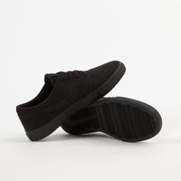 Nike SB Solarsoft Portmore II Canvas Shoes Black Black Flatspot