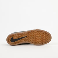 Nike SB Solarsoft Portmore II Shoes - Black / Dark Grey - Gum Light Brown thumbnail