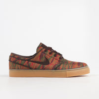 Nike SB Stefan Janoski Canvas Premium Shoes - Multi Colour / Velvet Brown - Gum Yellow thumbnail