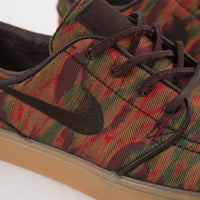 Nike SB Stefan Janoski Canvas Premium Shoes - Multi Colour / Velvet Brown - Gum Yellow thumbnail